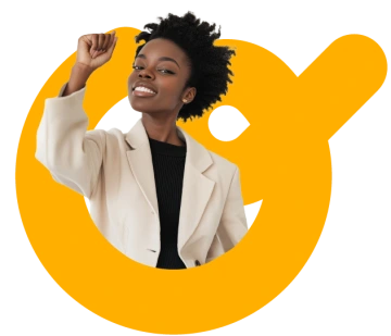 Uchazečka o práci v ikoně logotypu NO77