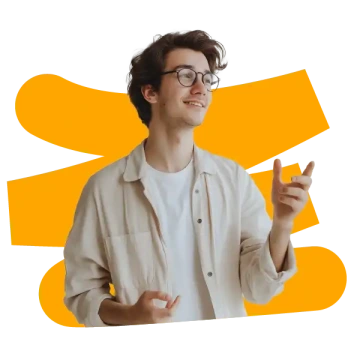 Uchazeč o práci s linkou NO77 na pozadí