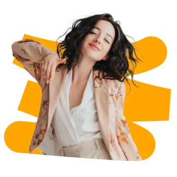 Uchazečka o práci s linkou NO77 na pozadí