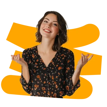 Uchazečka o práci s linkou NO77 na pozadí